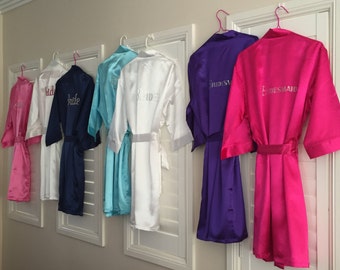 SATIN ROBES - SALE Plain but striking. Many colours.