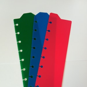 Happy Planner Bookmark Set, Planner Supplies, Daily Planner Insert, Page Marker, Planner Accessory, Tabbed Bookmark, Set of 3