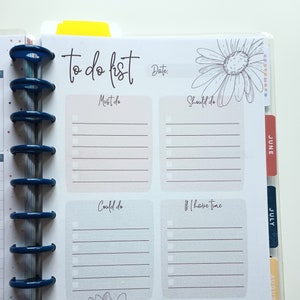 Dry Erase Dashboard, To-Do List Dashboard, Reusable Dashboard, Laminated Planner Dashboard, Planner Insert, Sassy Dashboard, Dry Erase List