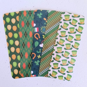 St Patricks Day Bookmark set of 5, Disc Planner Insert, Clover Planner Insert, Page Marker, Disc Planner Bookmarks, Planner Supplies