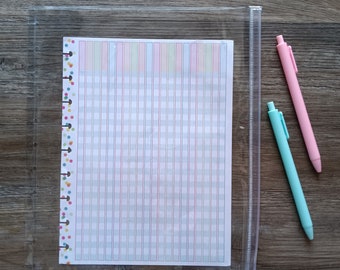Big Happy Planner Pouch: Clear PVC Zipper Pocket