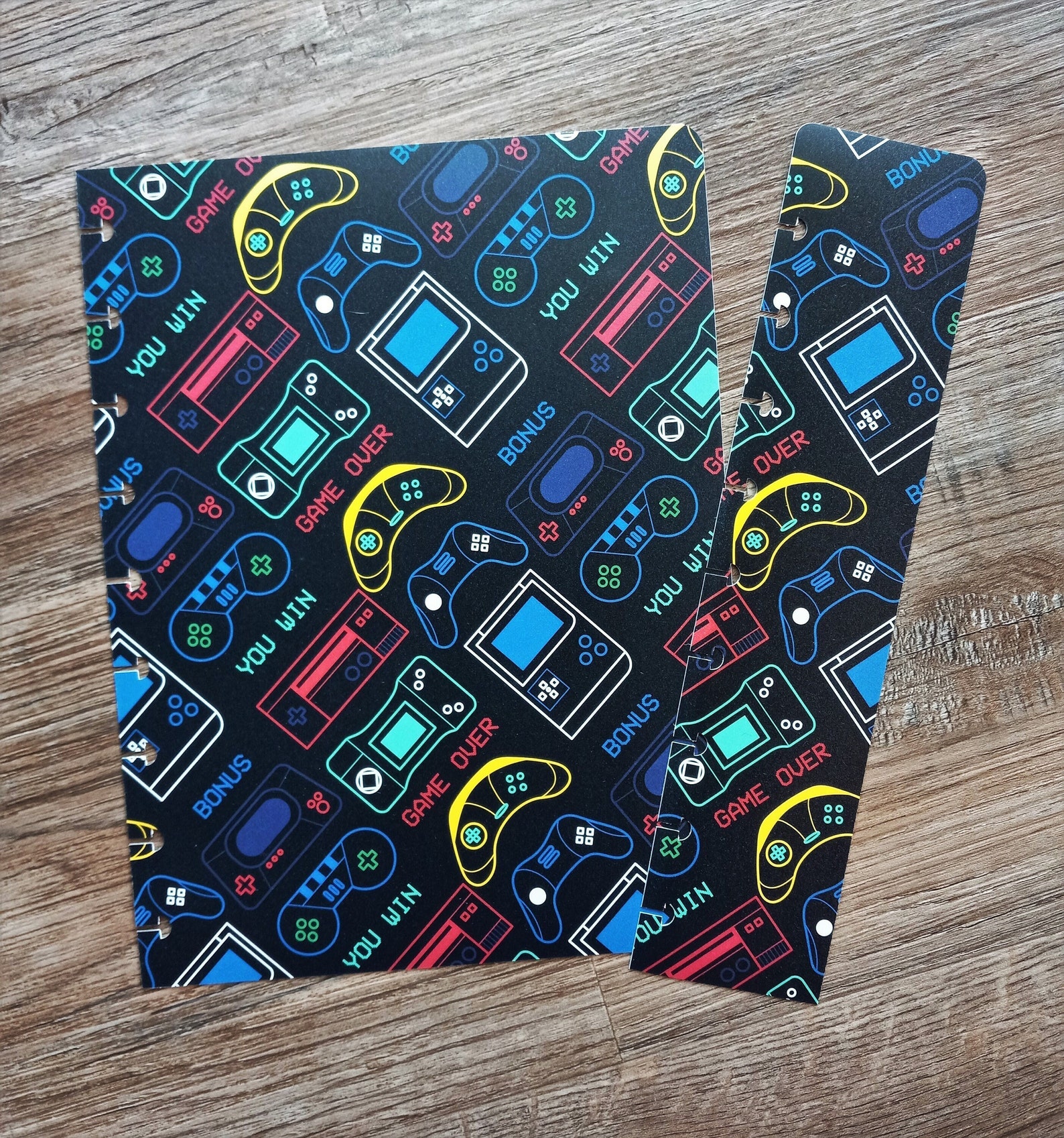Gamer Bookmark and Dashboard Gamer Planner Set Gamer | Etsy