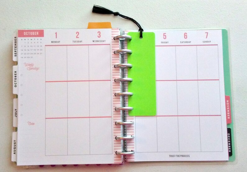 Happy Planner Bookmarks Tassel Bookmarks Page Marker Etsy