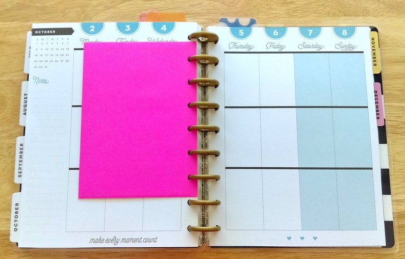 Happy Planner Pouch Envelope Pocket Planner Supplies Daily Etsy