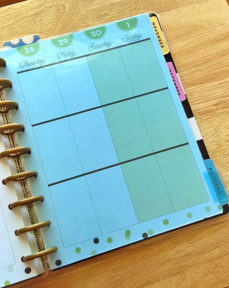 Planner Dividers Index Dividers Happy Planner Supplies Etsy