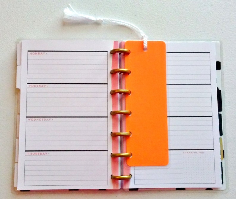 Happy Planner Bookmarks Tassel Bookmarks Page Marker Etsy
