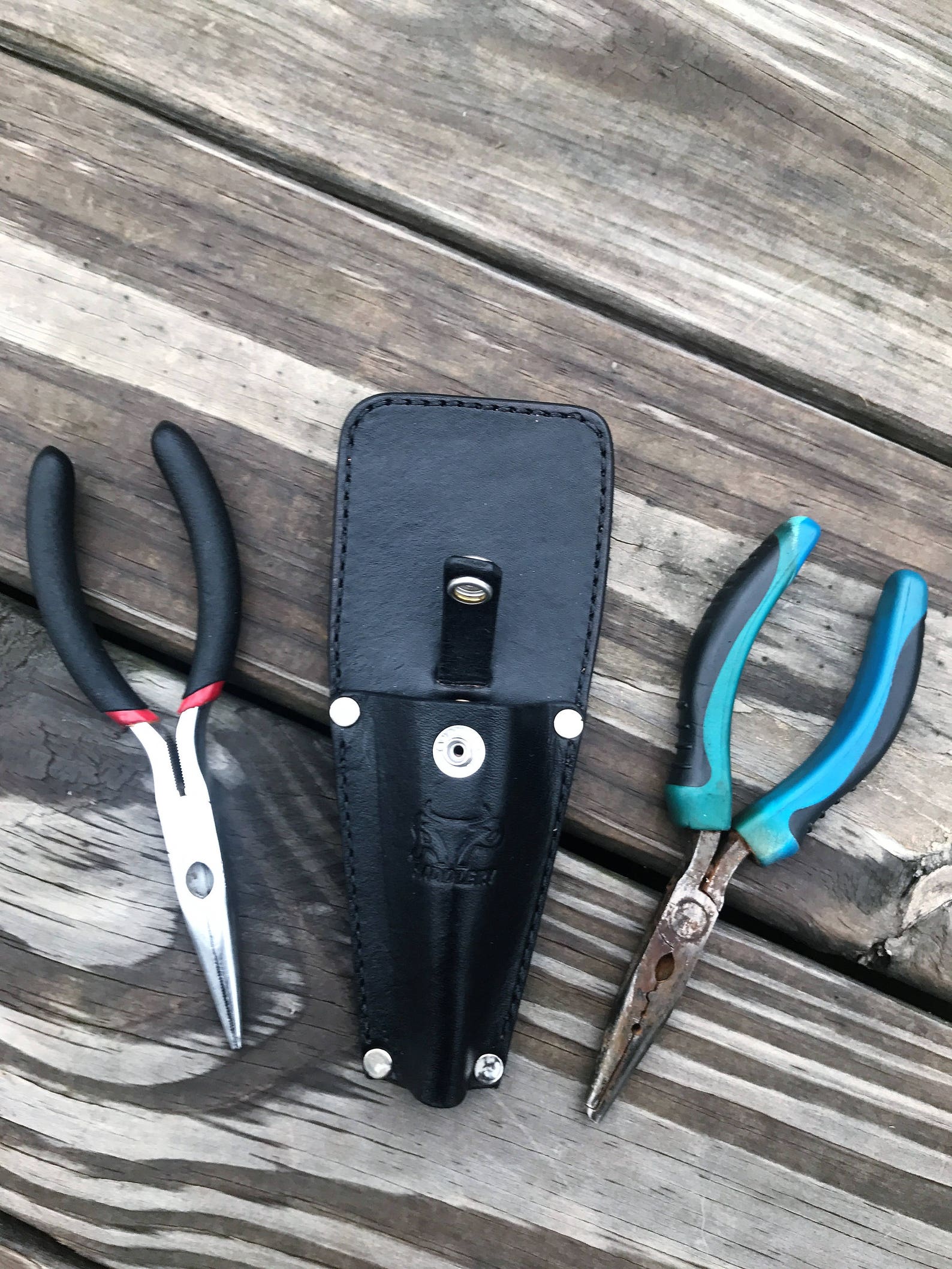 Leather Fishing Plier Holster, Custom Handmade Etsy