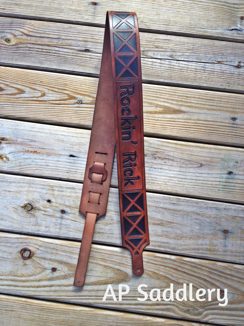 Custom Guitar Strap Handmade and Fully Customizable w/ Names Etsy