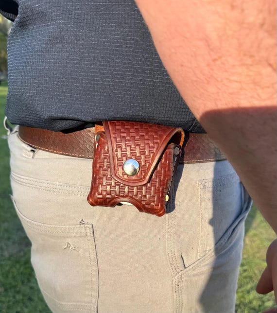Custom Dip Can Holster Snuff Skoal Holder