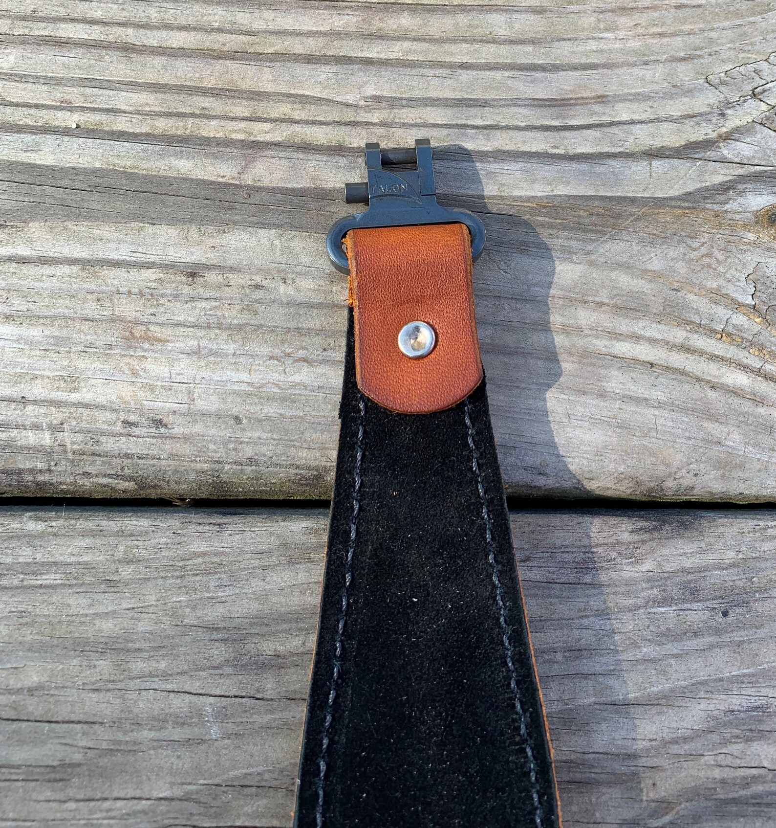 Custom Leather Padded Rifle Sling with Thumb Hole Quick Etsy