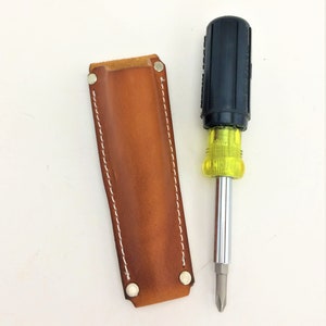 Multi Tool Screwdriver Holster Leather