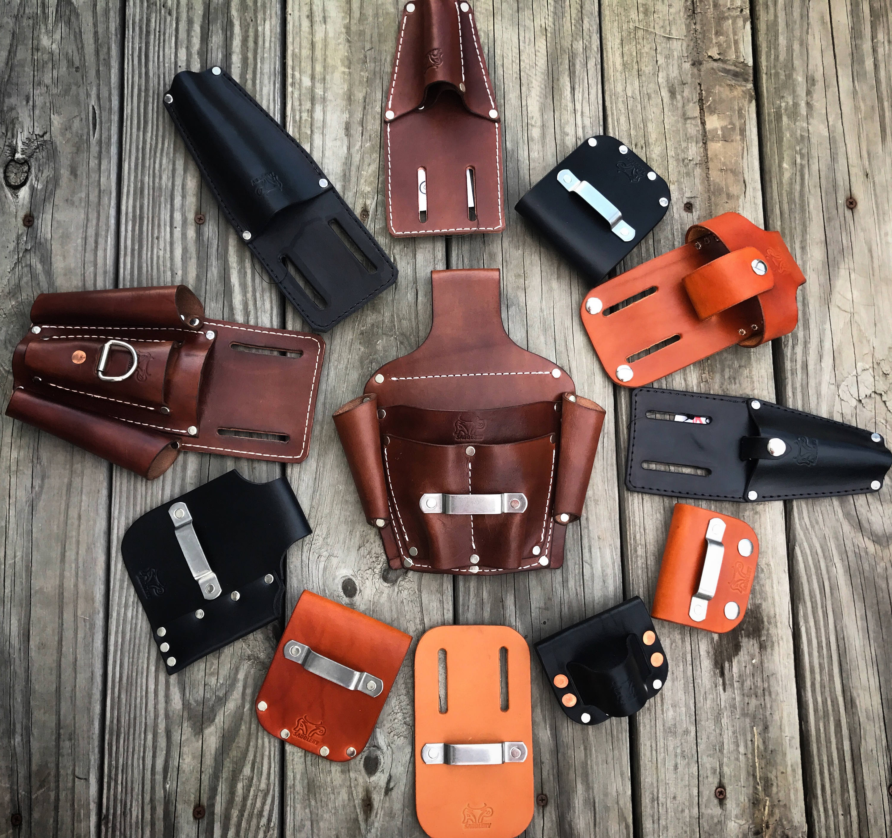 Leather Tape Measure Holder Fits 3 Belt Low Profile Etsy