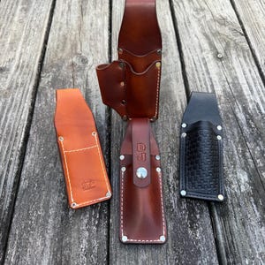 Handmade Leather Cable Splicer Pouch – Electrician Tool Holder