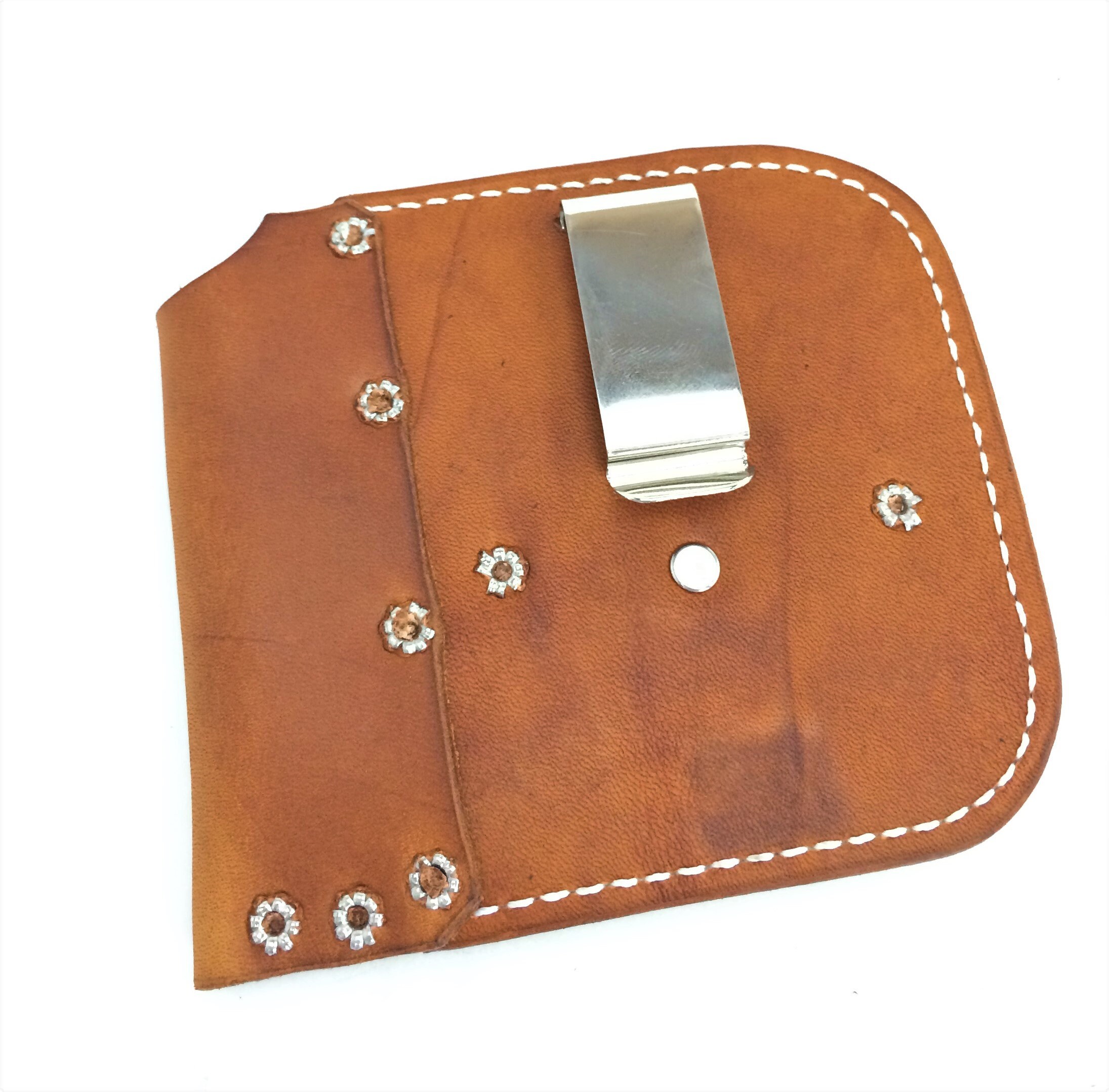 Leather Tape Measure Holder With Belt Clip and Pencil Pocket Etsy