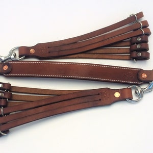 3 Piece Low Profile Custom Leather Duck Holder by AP Saddlery - Holds 12-24 Birds