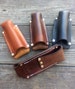 Leather Flashlight Holster for Terralux, Streamlight, Maglite Mini, and other AA Battery Flashlights 