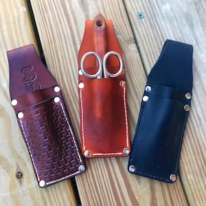 Custom Leather Cable Splicer Pouch