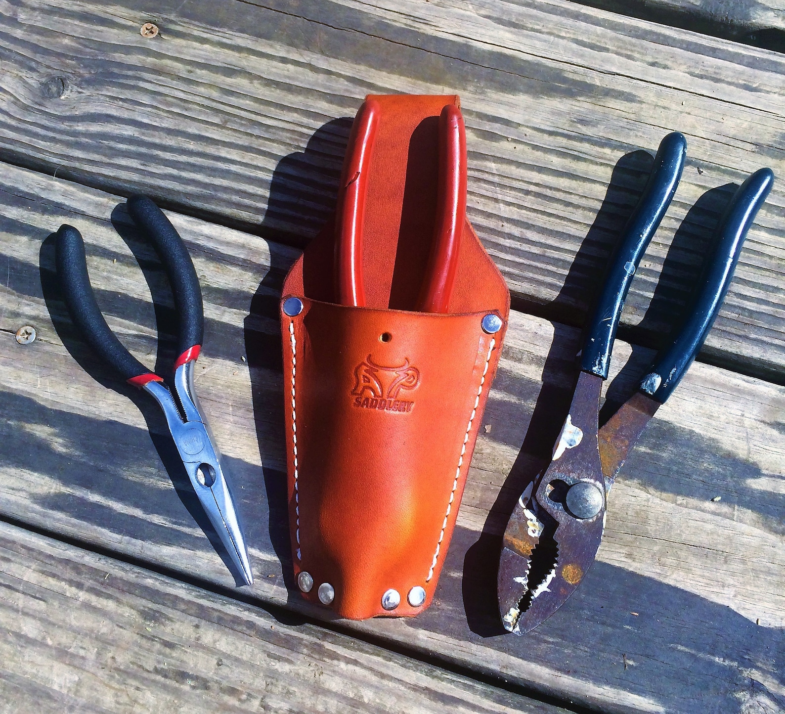 Leather Plier Holsters 2 Sizes Belt Loop Style Etsy