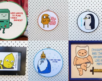 All Adventure Time Cross Stitch Patterns