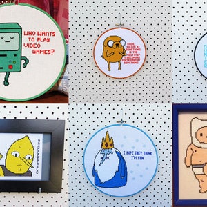 Cualquier 3 patrones de punto de cruz de tiempo de aventura