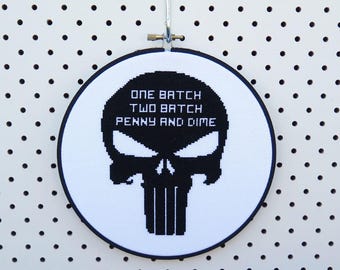 The Punisher Cross Stitch Pattern