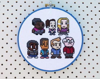 Video Game Community Cross Stitch Pattern