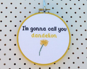Orange is the New Black Quote Cross Stitch Pattern