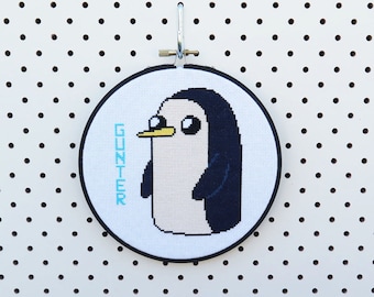 Adventure Time Gunter Cross Stitch Pattern