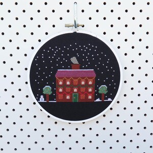 Christmas House Cross Stitch Pattern