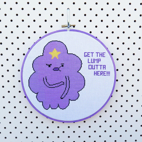 Adventure Time Lumpy Space Princess Cross Stitch Pattern