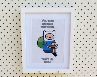Adventure Time Finn Cross Stitch Pattern
