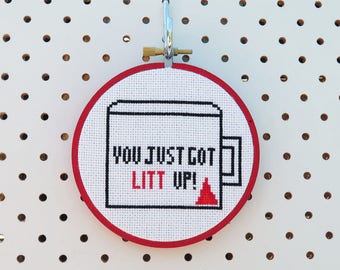 Suits - Louis Litt Quote Cross Stitch Pattern