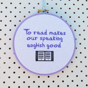 Buffy Quote Cross Stitch Pattern