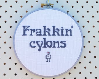 Battlestar Galactica Quote Cross Stitch Pattern