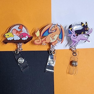 PKMN inspired Name Badge Reels