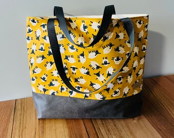 Sheep Print Market Bag- Everyday Grocery Bag