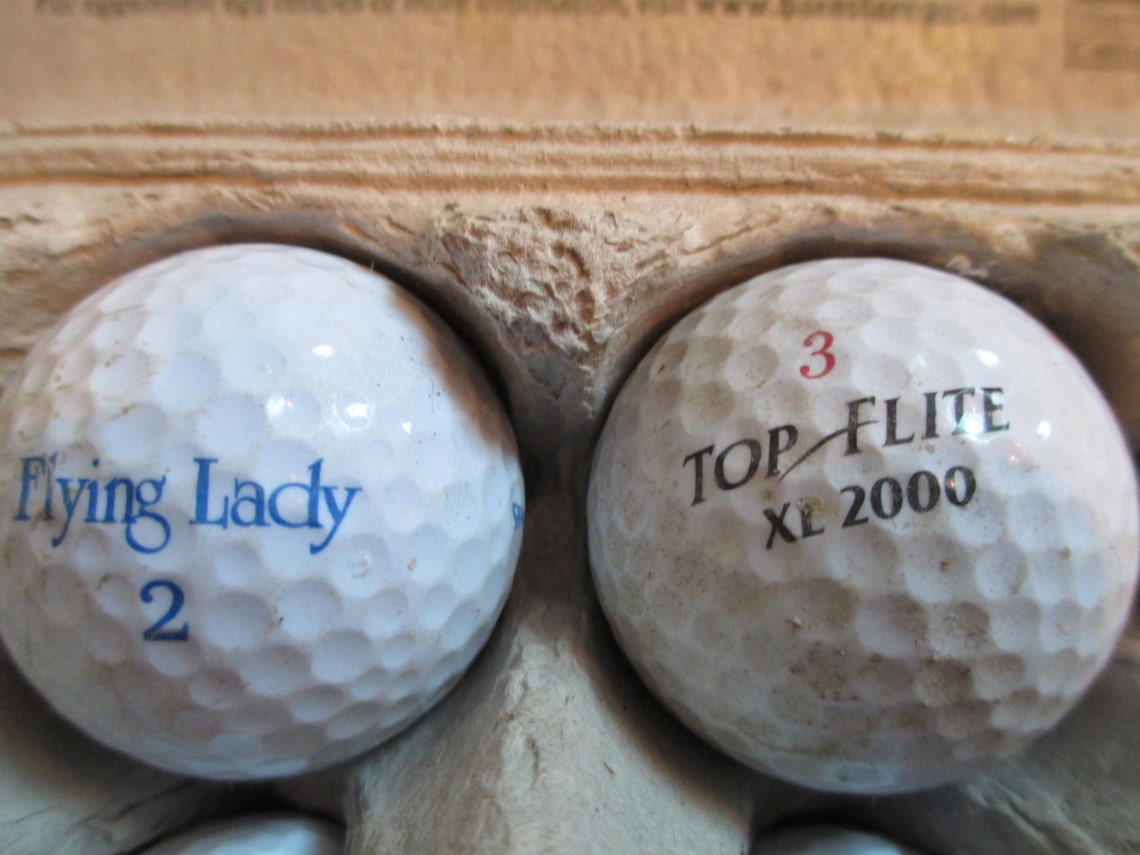 12 Golf Balls for Foot Massage or Golfing Some Only Used Etsy