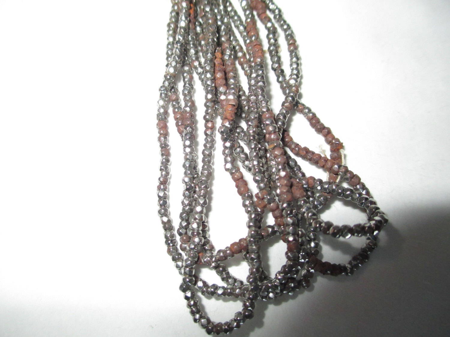 Antique Metal Beads Vintage Beads Very smallVery Old Etsy