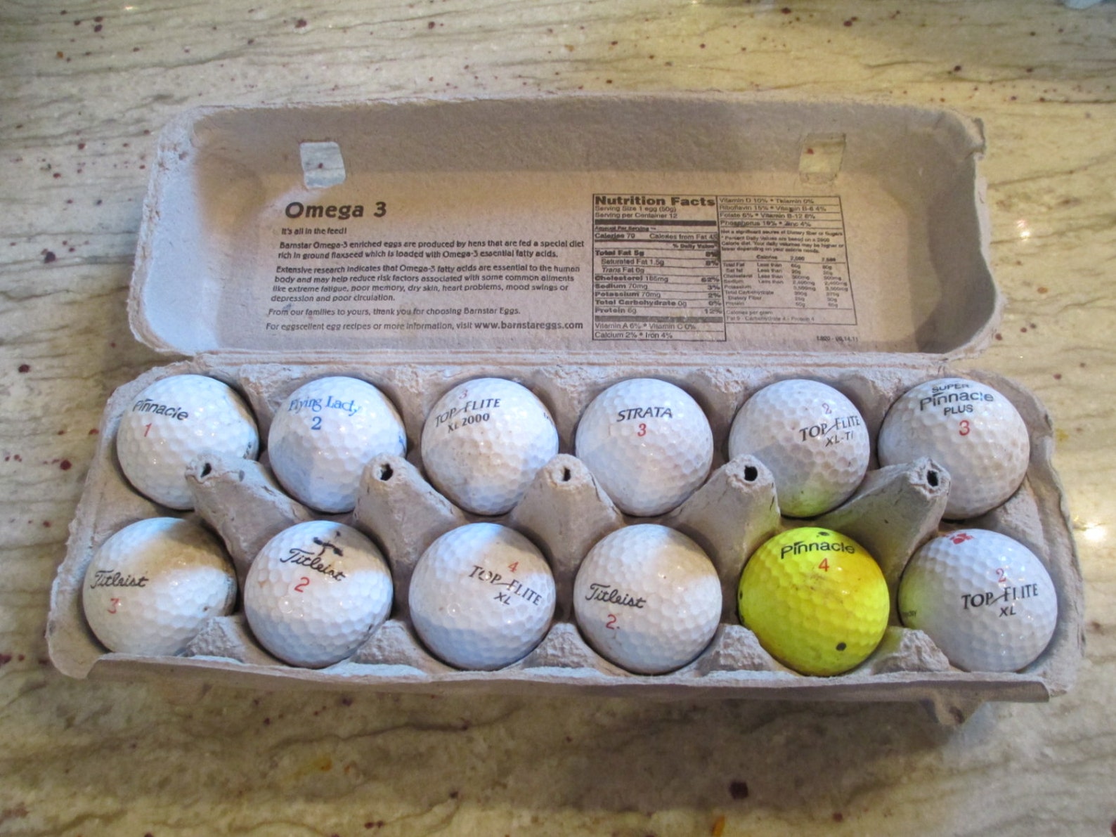 12 Golf Balls for Foot Massage or Golfing Some Only Used Etsy
