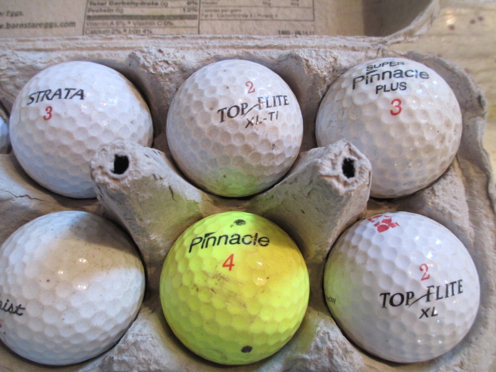 12 Golf Balls for Foot Massage or Golfing Some Only Used Etsy