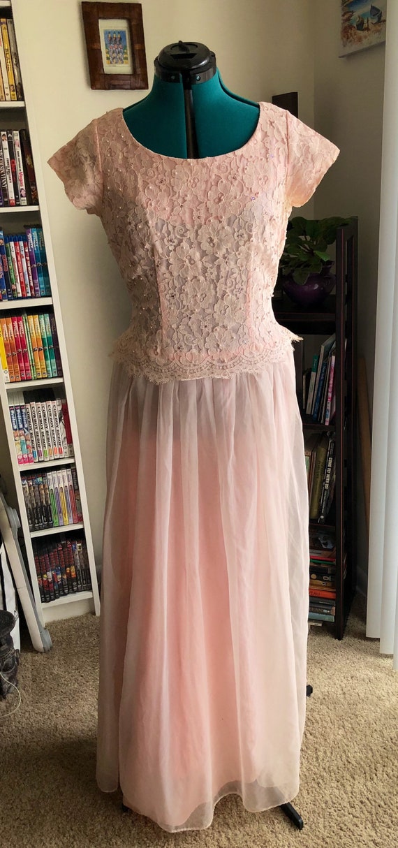 Late 1950’s Pink Prom Dress