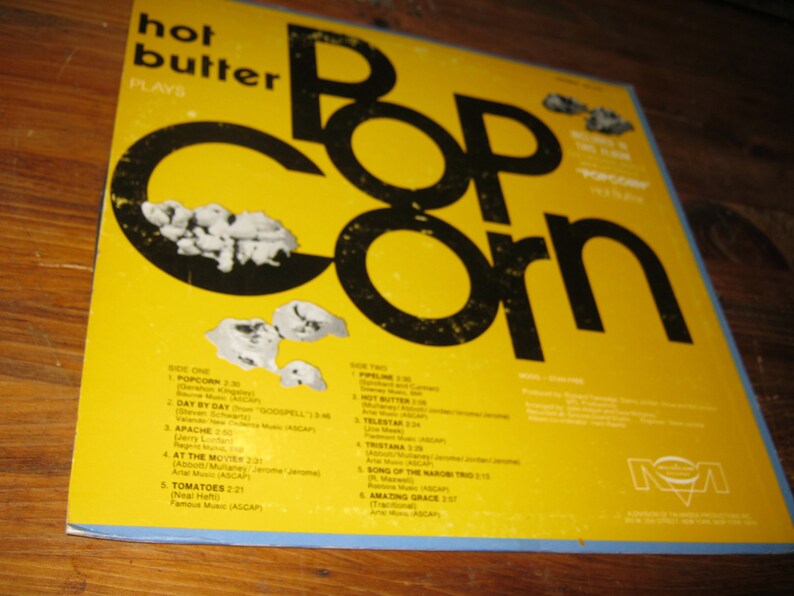 1972 Hot Butter Popcorn Records MS3242 Etsy