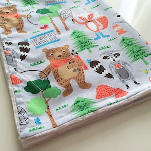 Bears baby blanket, Baby blanket, Boy baby blanket, Animals baby blanket, Girl baby blanket, Baby shower gift, Baby gift, Newborn blanket