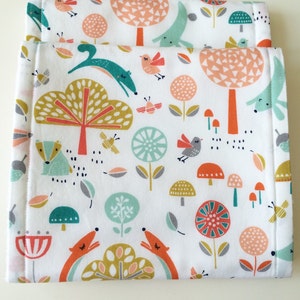 Burp cloths, New baby girl gift, Baby girl burp cloths, Burp cloths woodland girl, Burp cloths girl sets, Baby shower gift, Baby girl gift