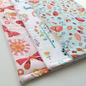 Burp cloths, Baby burp cloths, Burp cloth set, Burp cloths girl, Baby girl gift, Baby shower gift, Pink burp cloth, Butterfly burp cloth