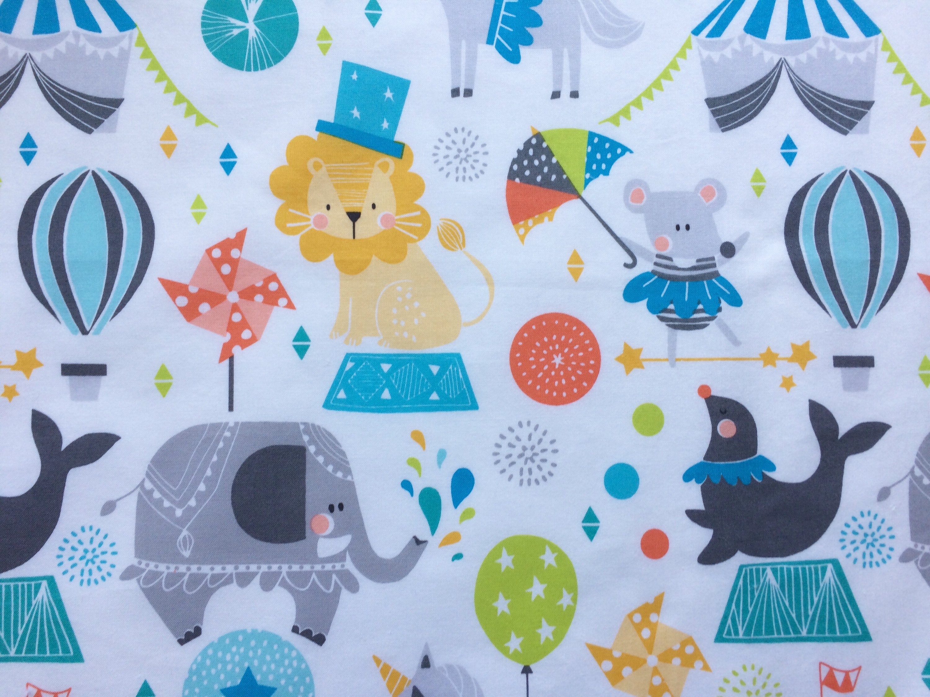 Absorba Babydecke Für Jungen – Zirkus-Design, 30x30 Cm, Doppellagig