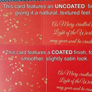 Religious Christmas Cards - Mary & Jesus Holiday Cards Set of 10, 30, or 50 | image 18