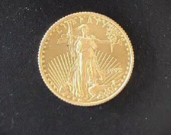 1992 Gold Coin AMerican Eagle 1/10 oz  ONE Coin