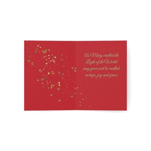 Religious Christmas Cards - Mary & Jesus Holiday Cards Set of 10, 30, or 50 | image 4