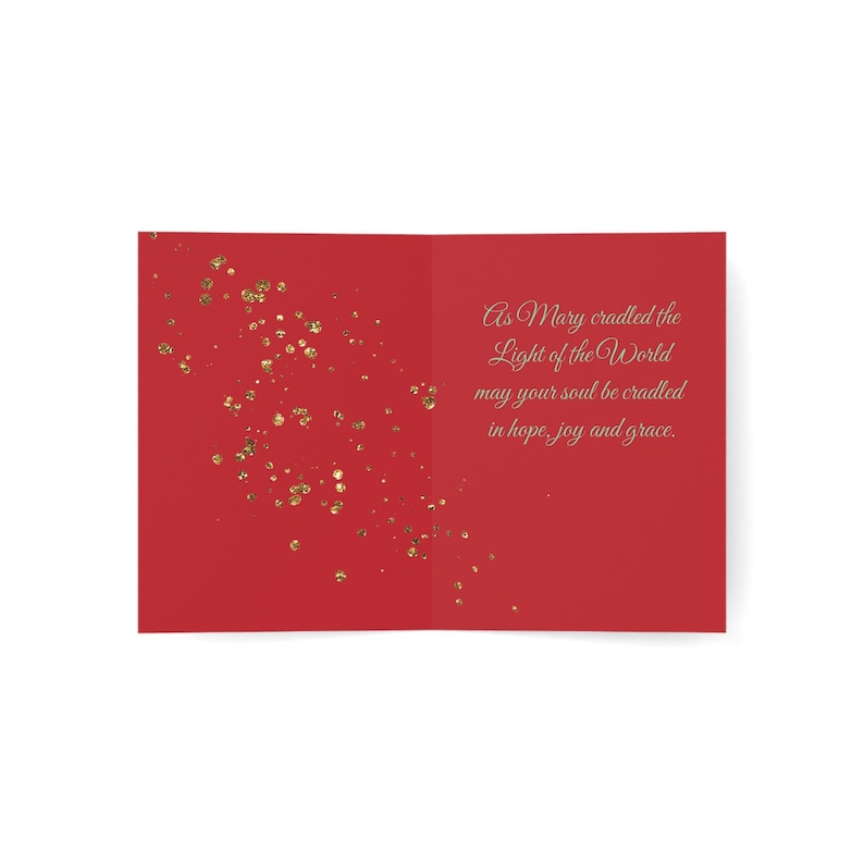 Religious Christmas Cards - Mary & Jesus Holiday Cards Set of 10, 30, or 50 | image 4